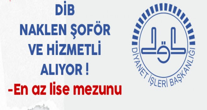 Müftülük Naklen 179 Personel Alıyor !