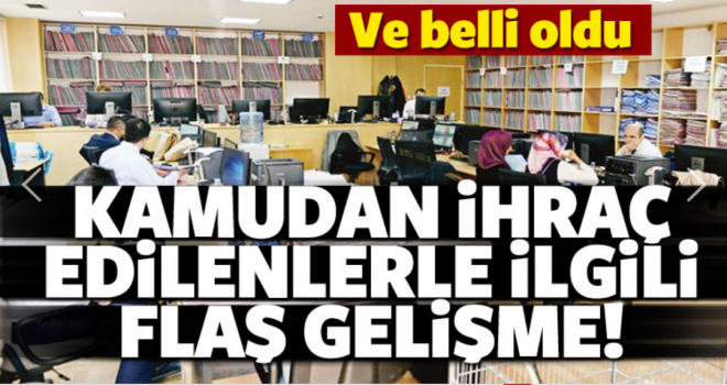 Kamudan ihraç edilenler dikkat!