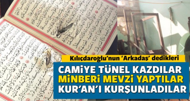 PKK minberi mevzi yapmış