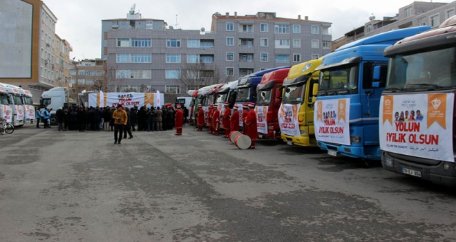 İylik Olsun Yardım Tırlarıyla İlgili Ulusal Basından Kısa Kısa