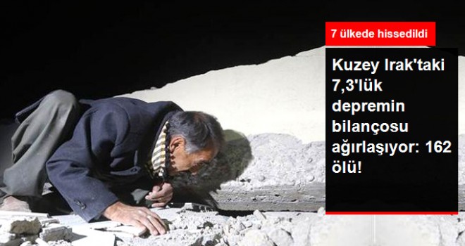 Irak'ta 7.2 şiddetinde deprem