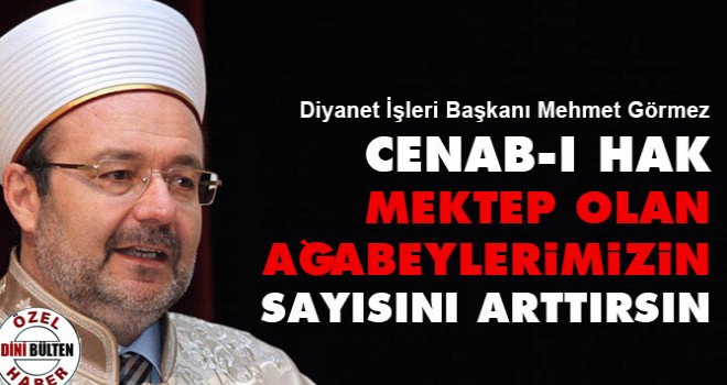 Görmez ,panelde konuştu
