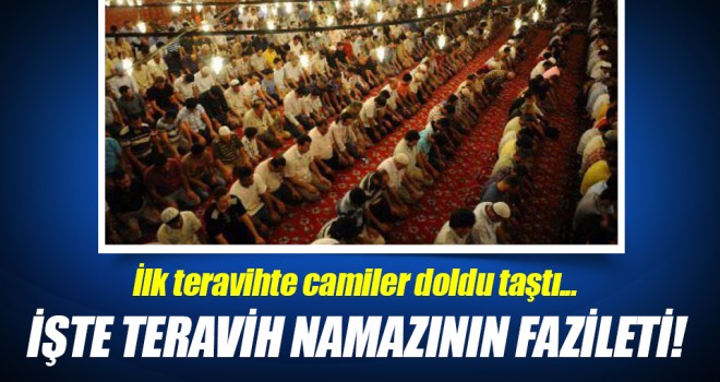 Teravih Namazı’nın Fazileti