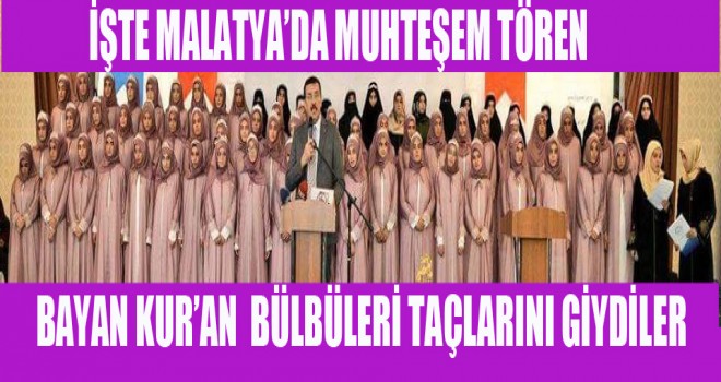 77 Kız Öğrenci Hafızlık belgelerini Aldılar