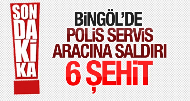 Bingöl’de 6 şehit