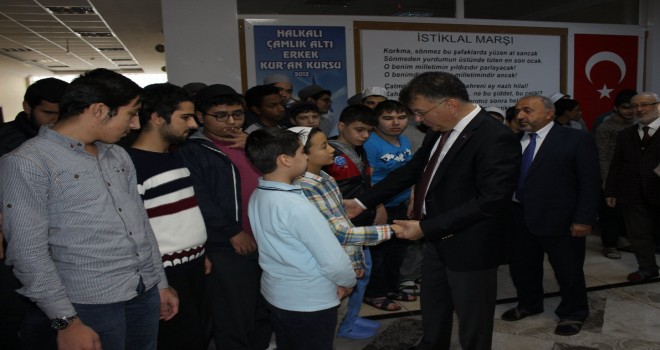 Kaymakam Kaya ve Müftü Temel'den Engelli öğrencilere umre müjdesi