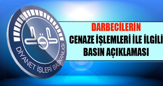 Darbecilerin Cenaze İşlemleri İle İlgili Basın Açıklaması