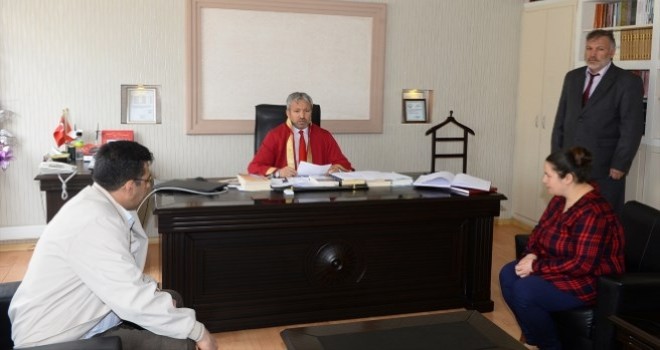 Uşak'ta Müftü İlk Kez Nikah Kıydı