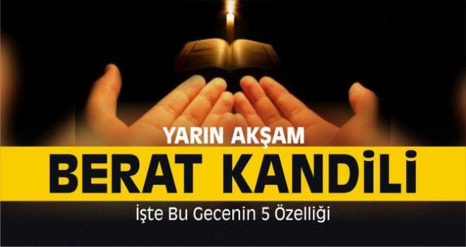 Pazartesi Berat Kandili