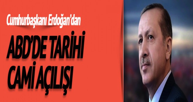 Amerika Diyanet Merkezi açıldı.