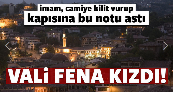Camiyi kapatıp yıllık izine çıkan imama soruşturma