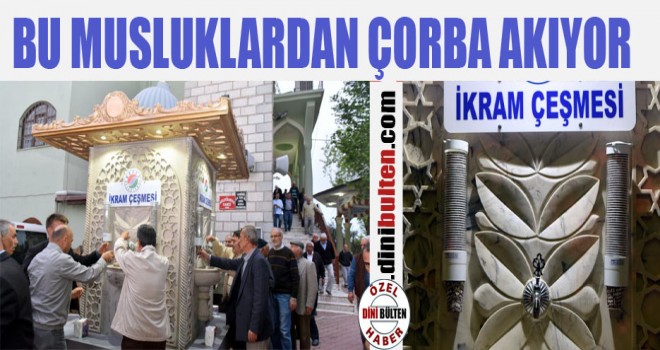 Kepez'de,Musluklarından çorba akıyor