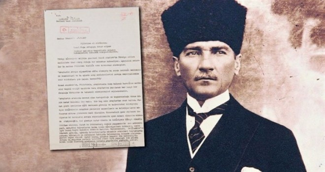 Mustafa Kemal Avrupa'ya Filistin resti çekmiş