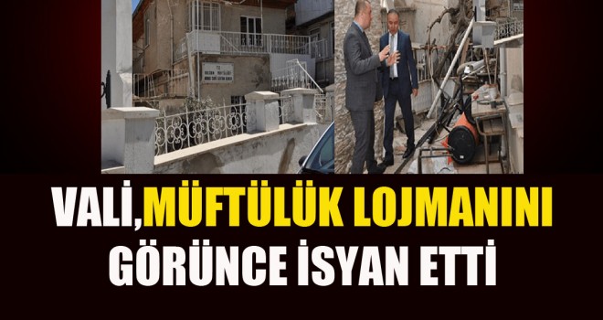 Valiyi Sinirlendiren Manzara;Müftülük Lojmanı