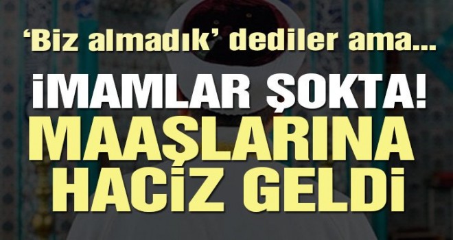 Aydın'da İmamların Maaşlarına haciz geldi