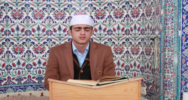 Kur'an yarışmasının birincisi Bingöllü Hamza Bürçün