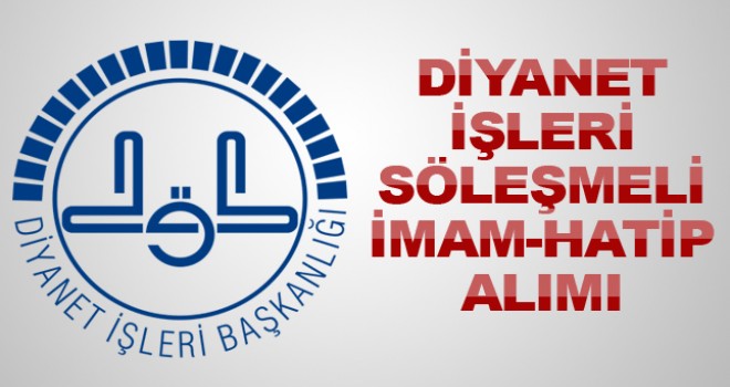 Diyanet 550 sözleşmeli imam alımı