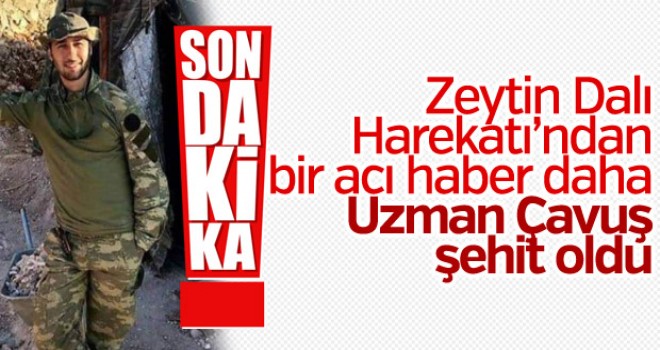 Afrin'de 3. acı haber, 1 şehit!