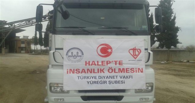 Yüreğir'den Halep'e 2. Yardım Tırı Yola Çıktı