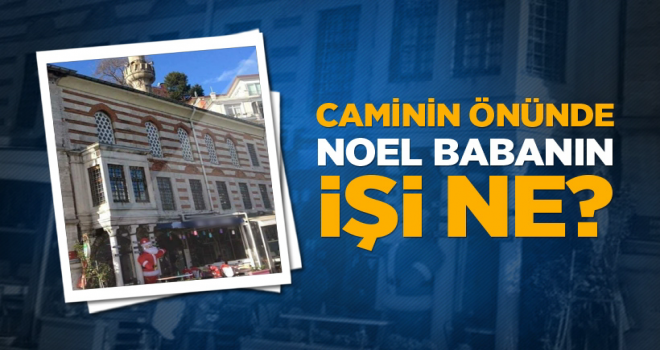 Caminin Önünde Noel Baba Ne işi Var?