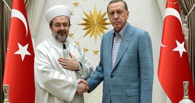 Cumhurbaşkanı Erdoğan,Diyanet İşleri Başkanı Görmez'i Kabul etti