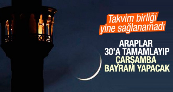 Körfez ülkeleri, bayramı 1 gün geç Yapacak