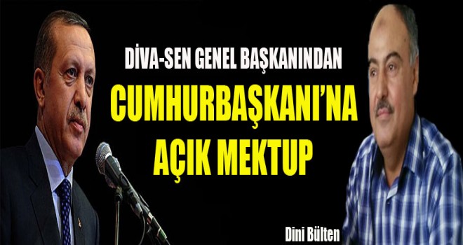 Diva-Sen'den Cumhurbaşkanı'na açık mektup