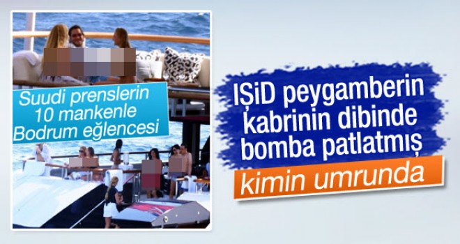 Suudi Prensler Bodrumda Doyasıya eğlendi