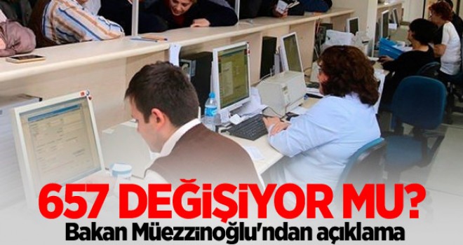 Memur Kanunu değişiyor mu?
