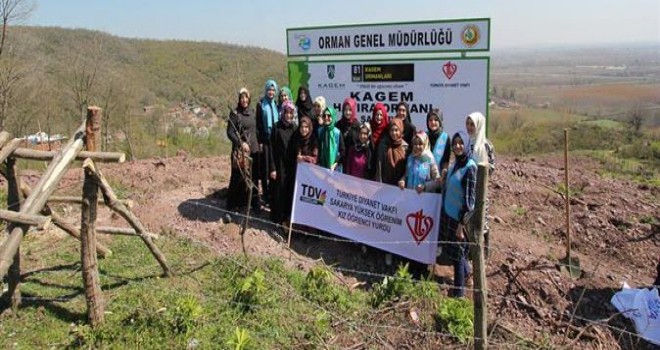 Gençler Fidan Dikerek Geleceğimize Sahip Çıktı