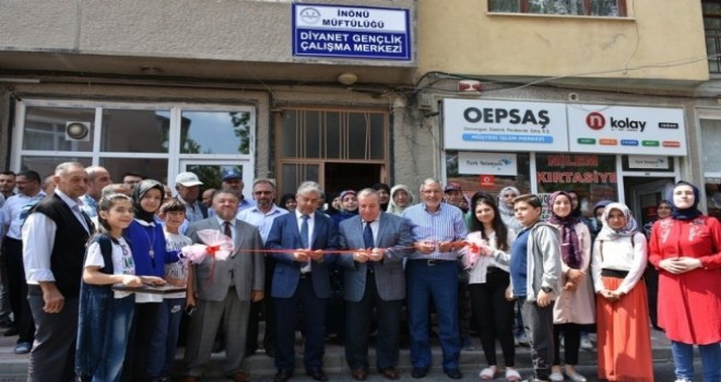 İnönü Müftülüğü Gençlik Merkezi törenle açıldı