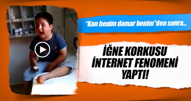 Çocuğun İğne Korkusu İnternet fenomeni yaptı