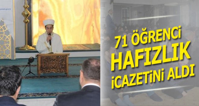 Elazığ’da Muhteşem İcazet Merasimi