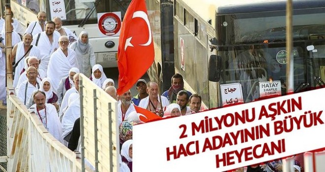 Hacı adayları bugün Arafat'ta