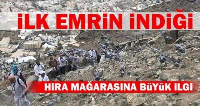 Hacı adayları Hira’da