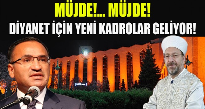 Diyanet İçin Yeni Kadrlar Geliyor!