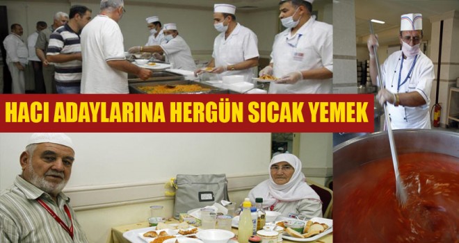 Binlerce Hacıya Her Gün Sıcak Yemek İkramı