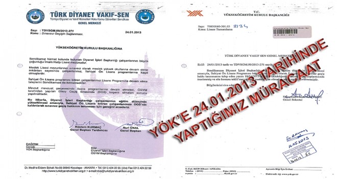 TDVS'den İlahiyat Önlisans’tan Lisansa Geçiş hakkında