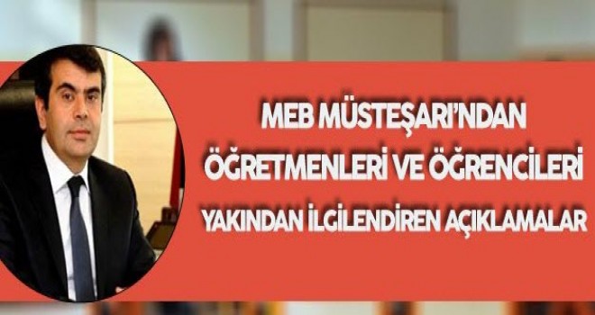 MEB Müsteşarı Tarih Verdi ! Açığa Alınan Öğretmenler Dikkat!