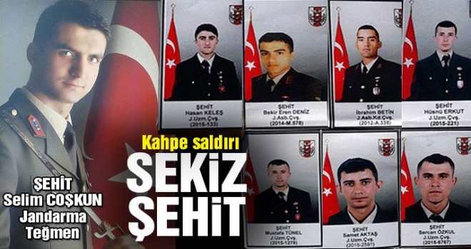 Hakkari'de 8 Şehit var