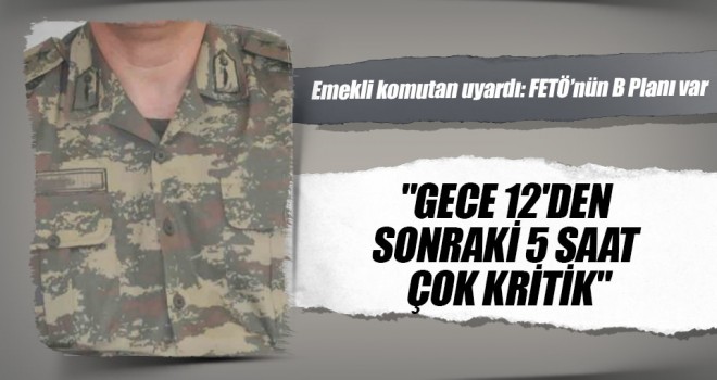 B Planı var