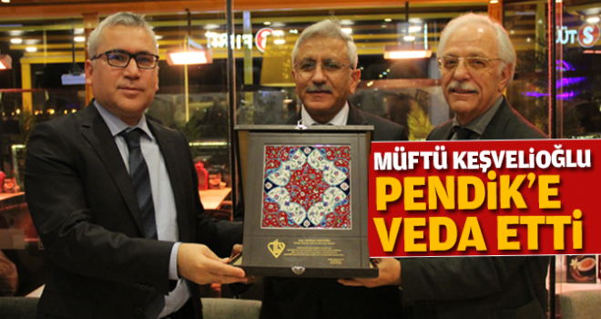 Müftü Keşvelioğlu veda etti