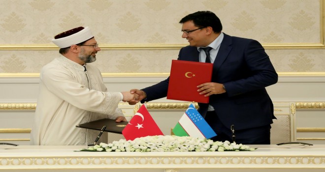 Diyanet İşleri Başkanı Erbaş Özbekistan'da