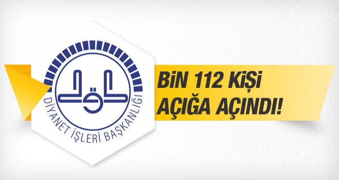 Diyanet'te 1112 Kişi Açığa Alındı