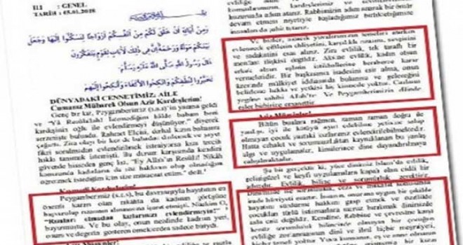 Diyanet'ten Dikkat Çeken Cuma Hutbesi