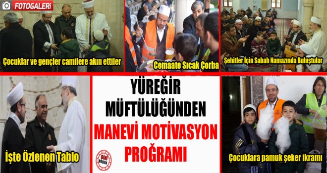 Yüreğir Müftülüğünden Manevi Motivasyon Programı