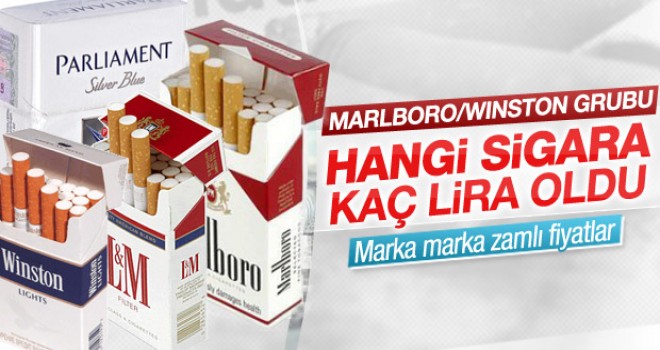 İşte zamlı sigara fiyatları