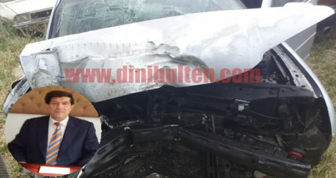 Müftü Muhammet Ünal trafik kazası geçirdi