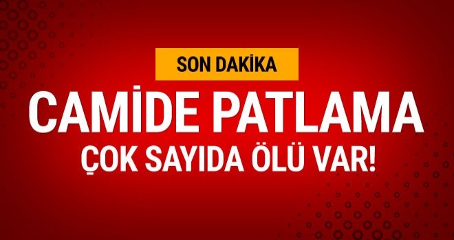 Afganistan'da camide patlama:20 kişi öldü
