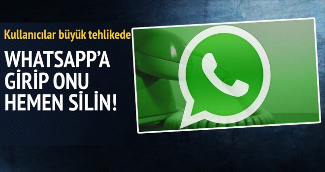 Whatsapp'ta tuzak